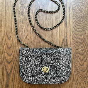 Anthropologie Calf Hair Mini Bag